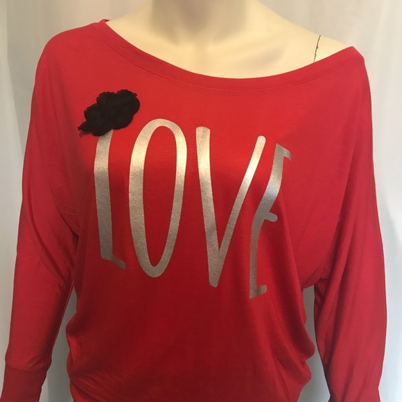 Flowy Long Sleeve Tee HTV/Embellishment NWOT - Picture 6 of 7